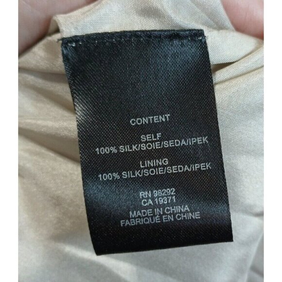 Tibi Revolve Maritime Border Midi Dress Size 0 NWT Ecru Multi Pleated Silk - Picture 15 of 16